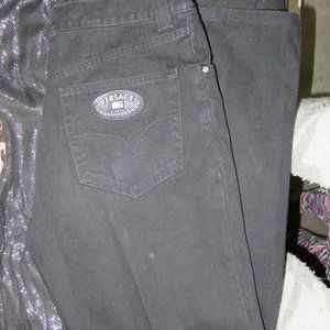 Versace Classic V2 mens button black denim Jeans size 36 Stylish